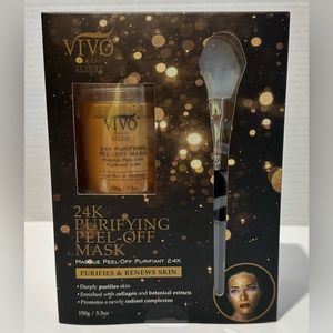 Vivo Per Lei  24K Gold Facial Mask - Brightening Peel Off Face Mask - 5.3 Oz